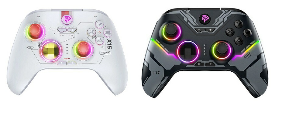 EASYSMX X15 ゲームコントローラー 2.4GHｚワイヤレス　Bluetooth 有線
