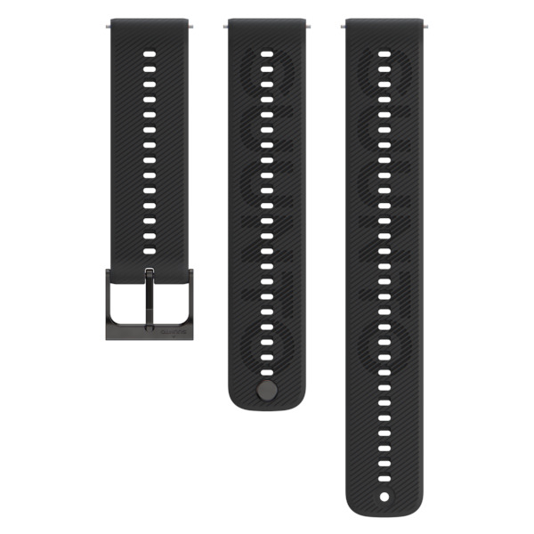 【ゆうパケット便対応】 SUUNTO 22MM ATHLETIC 6 シリコンストラップ All Black S+M ss051068000 スント 国内正規品