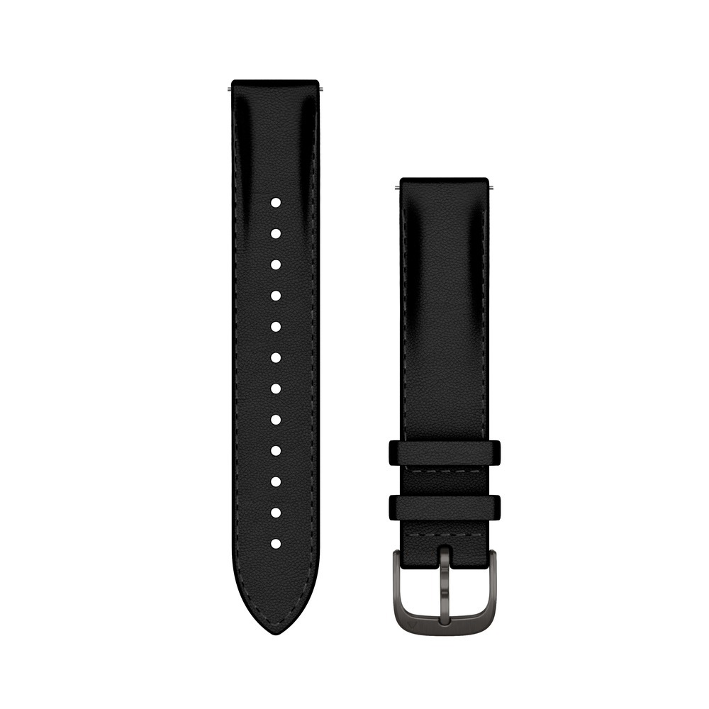 Quick Release バンド 18mm Black Leather / Brushed Slate010-12932-61 GARMIN｜IDA-Online 7,238円