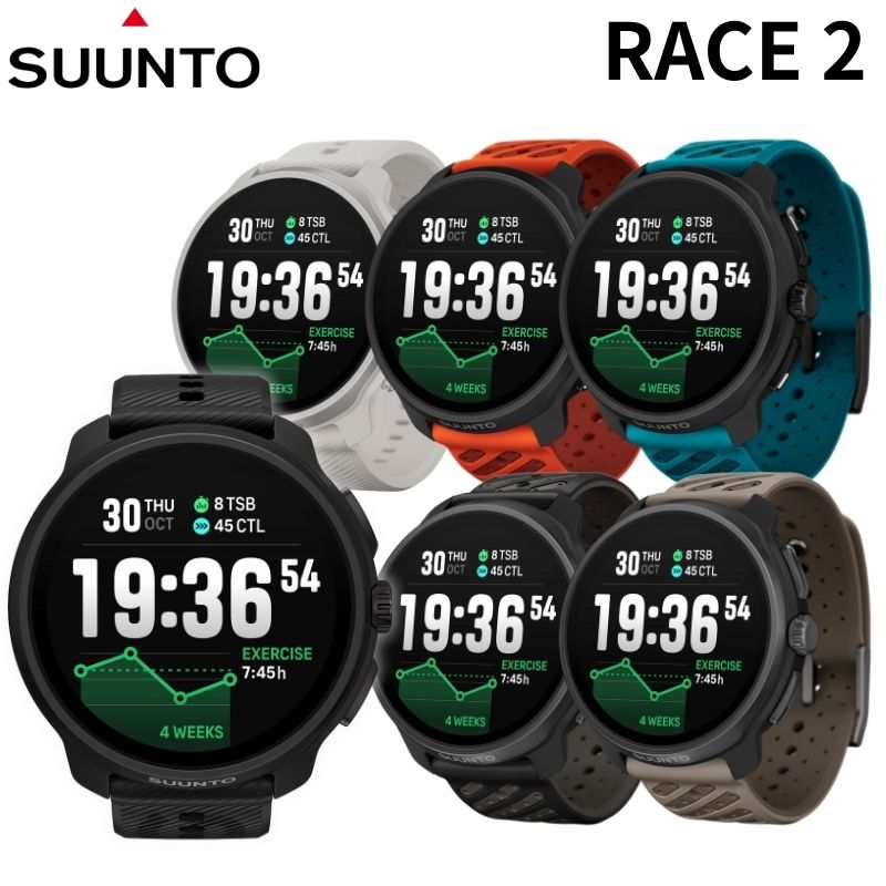 液晶保護フィルム付き SUUNTO スント RACE 2 (スント レース 2 ) GPS スマートウォッチ ランニング トレーニング 国内正規品 送料・代引手数料無料|IDA-Online