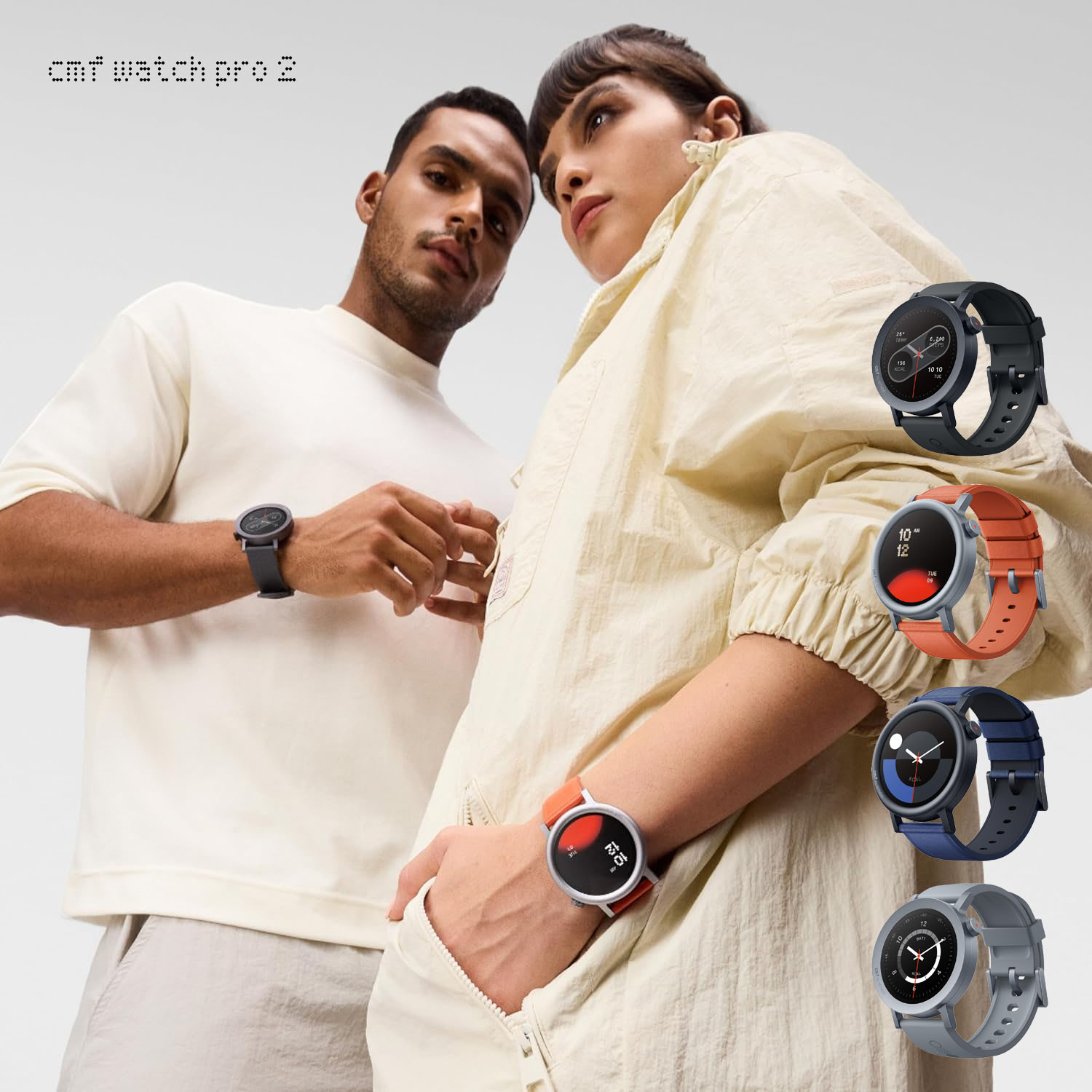 液晶保護フィルム付き CMF Watch Pro 2 CMF by Nothing CMF WATCH PRO2 コスパ最強 GPS スマートウォッチ iPhone/Android対応 日本全国送料無料 海の日 山の日 ギフト｜IDA-Online