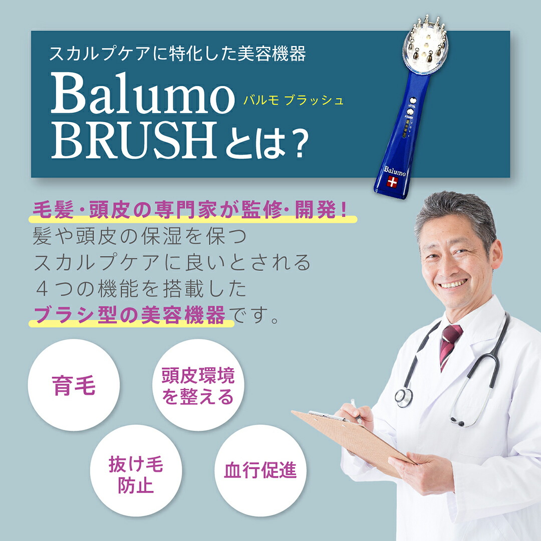 最も信頼できる 新品 未使用 Balumo バルモブラッシュ 新品 BRUSH