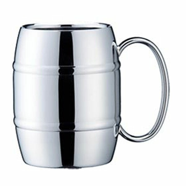 2805円 正規取扱店 樽型ジョッキ 650ml ステンレス二重構造 日本製 燕三条