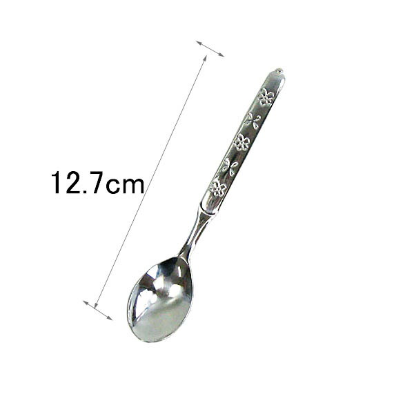 楽天市場 ハーブ柄 デザートスプーン キッチンラボ 楽天市場店