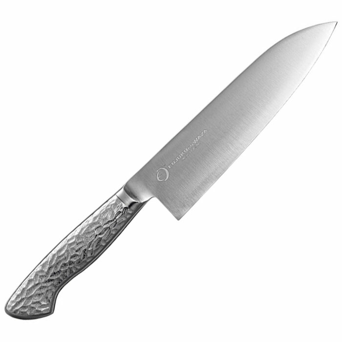 燕熟の技 オールステンレス 三徳包丁 180mm