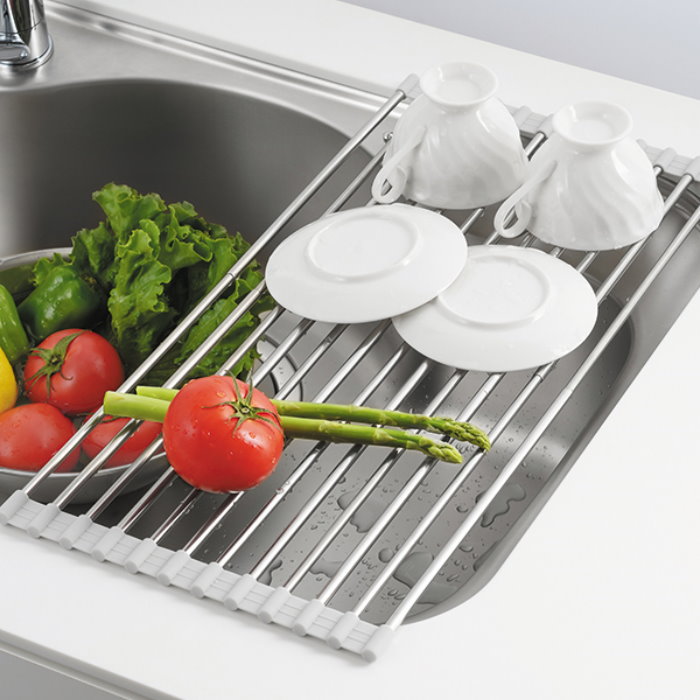 デイズ 伸縮水切りラック・ワイド DS-11 24.5cm x 27.5～45cm画像