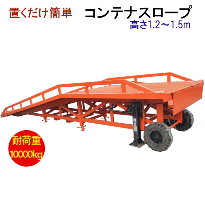 楽天市場】コンテナスロープ 折りたたみ 荷重6500kg 幅2200mm 長2000mm CRN65 | 7.5-20cm 段差解消 耐荷重6.5t  バンニング デバンニング ローディング 倉庫 トランクルーム レンタル倉庫 コンテナハウス 直置き 固定 工業用品 コンテナガレージ 滑り止め 運搬  ...