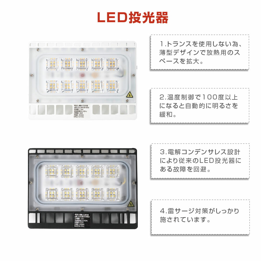 超歓迎 当日発送 LED投光器 50W相当 防水 60cm 90cm アームセット 屋外用 昼光色 電球色 IP65 広角120度 ホワイト ledライト  LED投光機 看板灯 集魚灯 作業灯 舞台照明 屋内 屋外 照明 ポータブル投光器 送料無料 stledwh50  www.fengshuidesign.ie