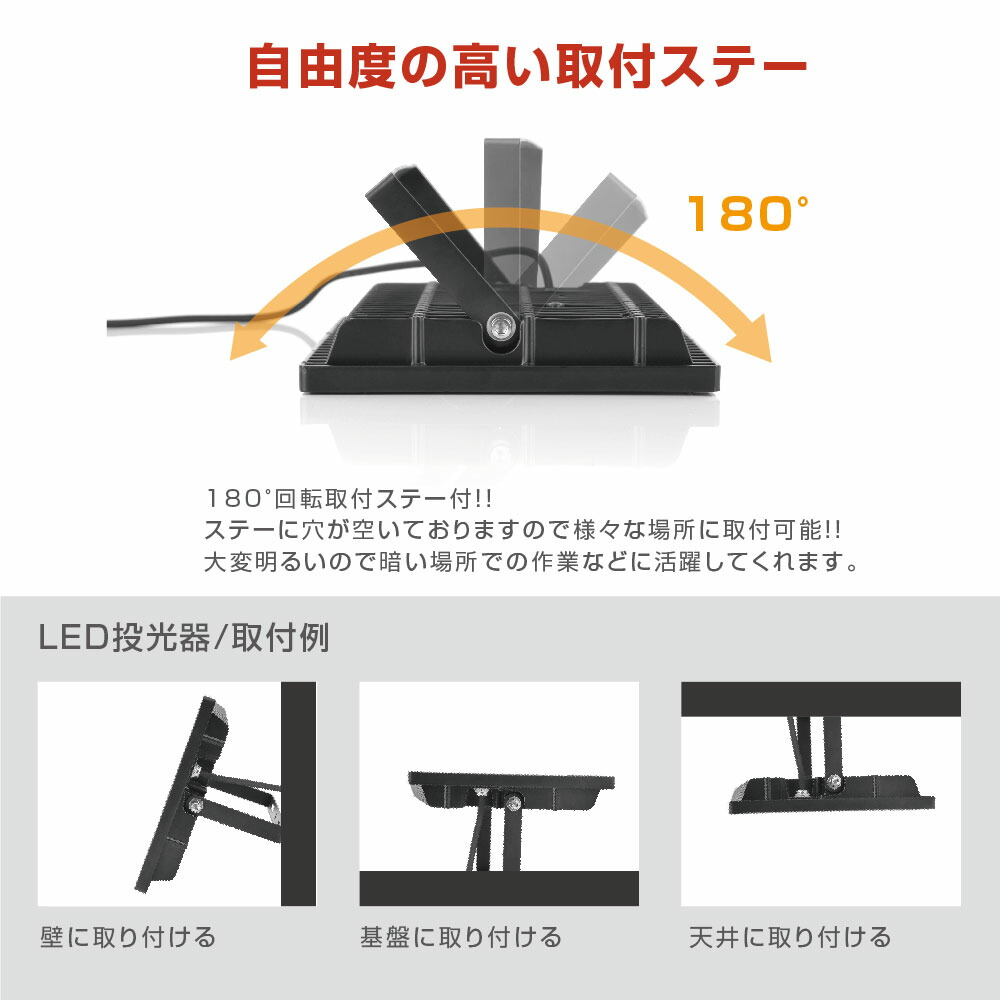 超歓迎 当日発送 LED投光器 50W相当 防水 60cm 90cm アームセット 屋外用 昼光色 電球色 IP65 広角120度 ホワイト ledライト  LED投光機 看板灯 集魚灯 作業灯 舞台照明 屋内 屋外 照明 ポータブル投光器 送料無料 stledwh50  www.fengshuidesign.ie