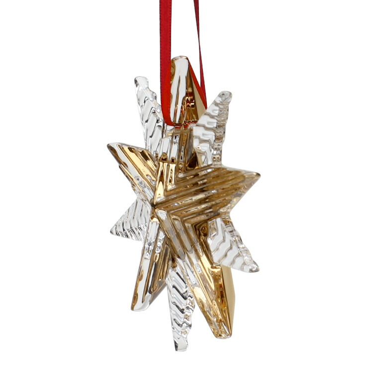 バカラノエルクリスマスオーナメントクリアゴールド2814-6212021年Baccarat2814621【クリスマスギフト結婚祝いプレゼント贈り物】