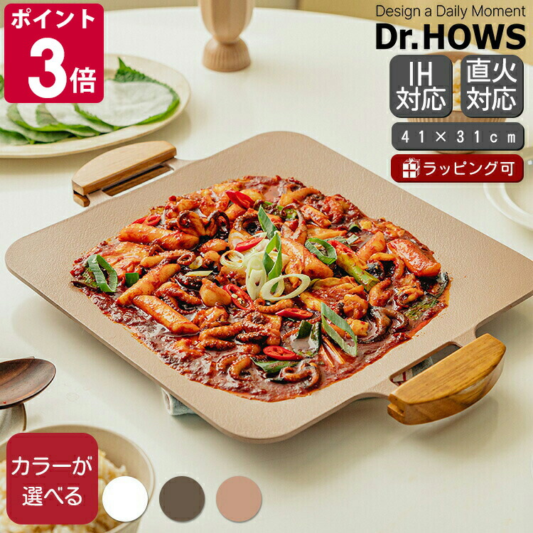 ドクターハウス ソリッド グリルパン Dr.HOWS SOLID 【マルチグリドル キッチン 調理器具 ギフト 結婚祝い プレゼント お中元 贈り物】【キッチン用品】【ギフト】