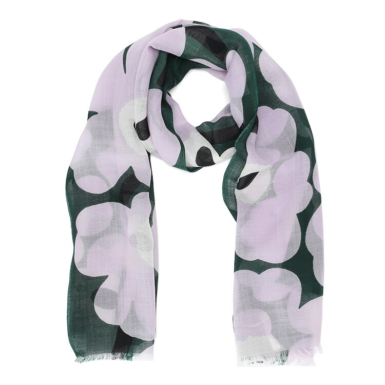 マリメッコ ピエニウニッコ スカーフ ブラック グリーン ライラック Marimekko Fiore Pieni Unikko ネコポス対応可 2点まで 北欧 ハンカチ ショール ファッション Andapt Com