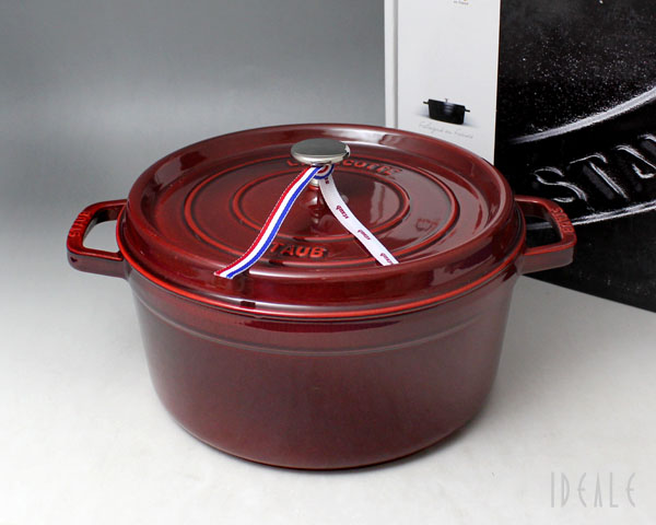 STAUB - ストウブ ココット オーバル 33 グレナディンレッドの+