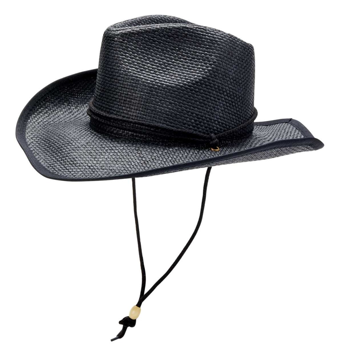 【楽天市場】カウボーイハット メンズ ストローハット 帽子 おしゃれな帽子 ウエスタンスタイル Black Cowboy Men