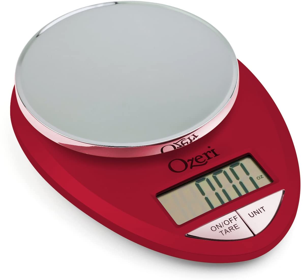 Ozeri ZK12-R Pro デジタルキッチン フードスケール 多機能 キッチンスケール はかり エレガント レッド 1gから5.4kg　 人気 輸入 キッチン 雑貨 おうち ステイホーム