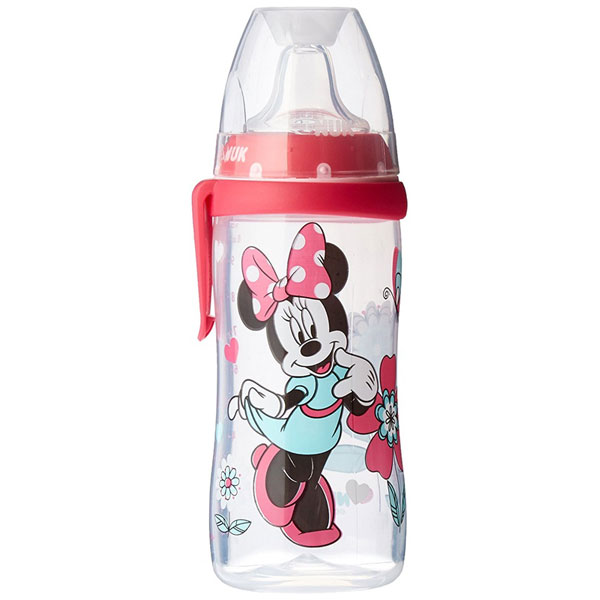 楽天市場 本日クーポン5 ポイント3倍 ヌーク ディズニー ミニーマウス 300ml 哺乳瓶 Nuk Nuk Disney Active Cup Minnie Mouse Design 300ml アイディーリ輸入雑貨専門店