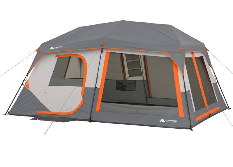 Ozark Trail Instant Cabin Tent With Light With The Instant Cabin 2 Room Large Size Canopy For Outdoor Import テントファミリーオザクトレイル Ten