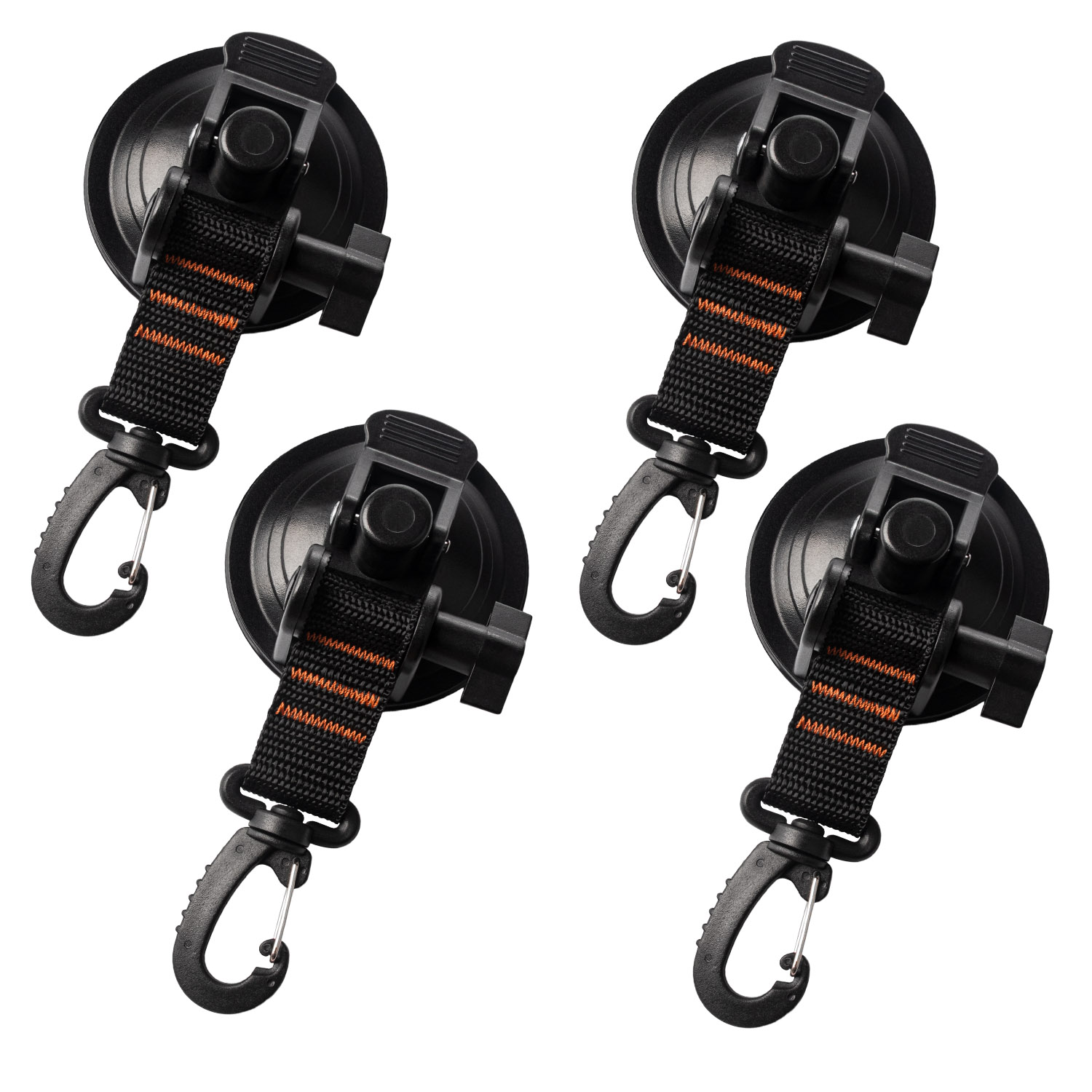 楽天市場 吸盤 フック付き 強力 直径8cm タープ連結用 車 カーサイドタープ テント用アクセサリー サンシェード固定 荷物締め付け 屋外用 キャンプ用品 レバー式 4個入り Idea Life 楽天市場店