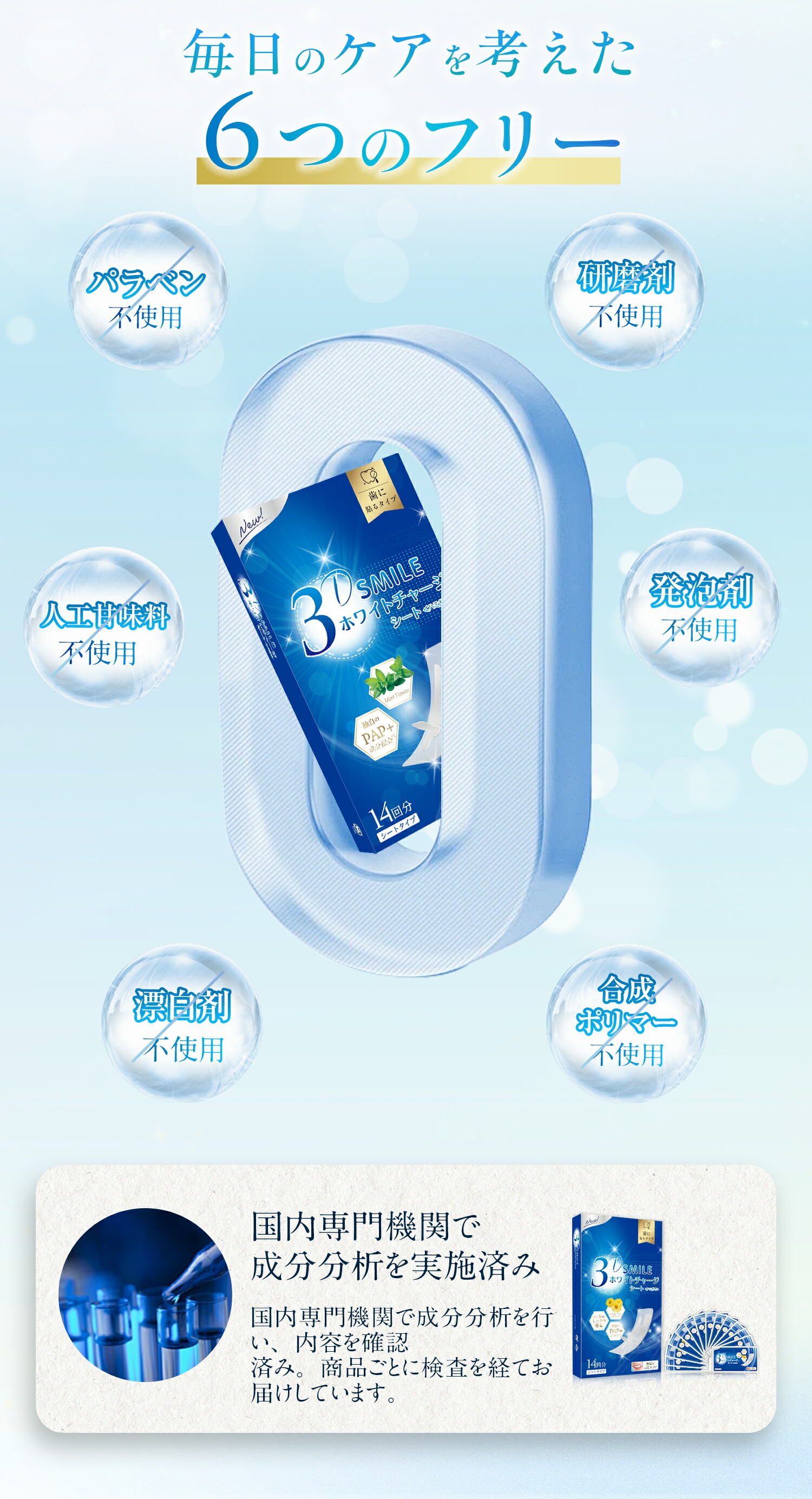 独自のPAP＋成分配合／2025成分改良版新発売！】3D Smile