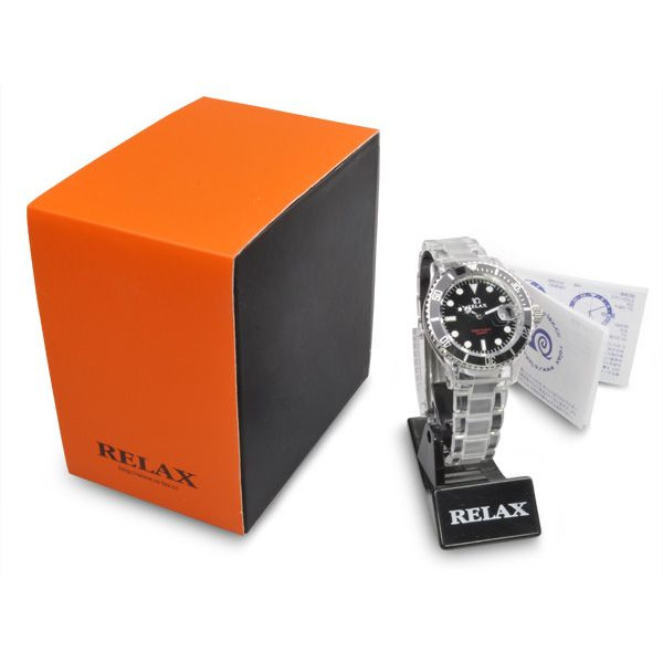 【楽天市場】送料無料 ブランド RELAX 腕時計 リラックス ダイバー メンズ ウォッチ サブマリーナ タイプ ダイバーズ スポーツウォッチ