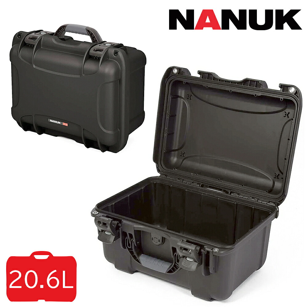 タカチ NANUK 防水キャリングケース ナヌーク NK918B 内装なし ブラック IP65 防水ケース ハードケース 高耐久 耐衝撃 キャリー プロテクターケース ペリカンケース ツールケース ドローン カメラ 撮影 精密機器 運搬用 カナダ製 他メーカー同梱不可｜アイデアルトランクネットショップ