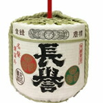 2斗酒樽（飾り樽）装飾用中心棒付