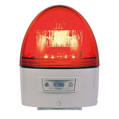 (LINEクーポン有)【個数:1個】日恵 VK11B-003NR/RD 直送 代引不可・他メーカー同梱不可 電池式高輝度回転灯 φ118 ニコカプセル高輝度 赤 無線式|iDECA 店