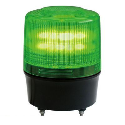 (LINEクーポン有)【個数：1個】日恵 VL12R-200WG 直送 代引不可・他メーカー同梱不可 LED回転灯φ120 ニコトーチ・120【緑】 ワイド電源 AC100V～200V