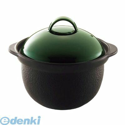 6972220 サーマテック 直火炊飯土鍋（３合炊・内蓋付）グリーン ＴＤＧ０２／３１０ 4907237202107
