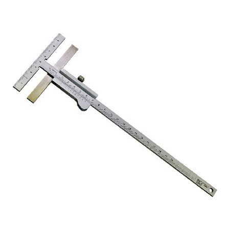 (LINEクーポン有)4580278972125 松井精密工業 ケガキゲージ 先端目盛付 200mm KM－20