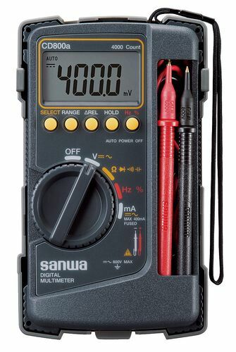 (LINEクーポン有)sanwa 三和電気計器 CD800a デジタルマルチメータ ケース一体型 CD-800a|iDECA 店
