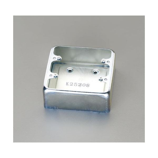 (LINEクーポン有)【個人宅配送不可】【即納在庫品】「直送」エスコ EA940CS-10 １２４ｘ１２０ｘ５０ｍｍ 露出スイッチボックス【ハブ無し／２個用 EA940CS10【キャンセル不可】