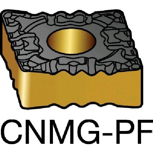 【即納在庫品】「直送」サンドビック ＳＶ CNMG090308PF 【10個入】 T－Max P 旋削用ネガ・チップ 5015