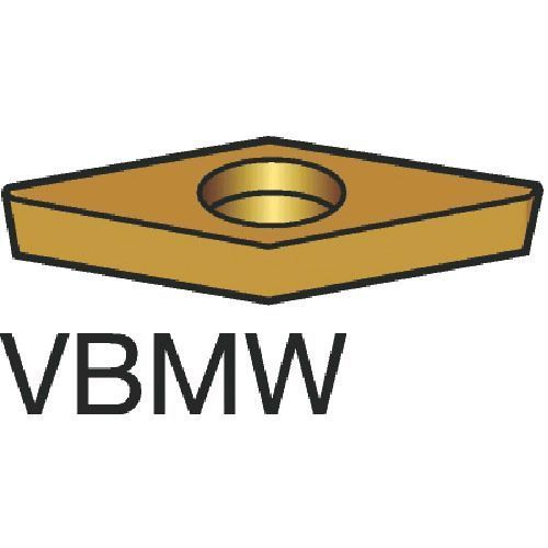 【即納在庫品】「直送」サンドビック ＳＶ VBMW160404 【10個入】 コロターン107 旋削用ポジ・チップ H13A【キャンセル不可】