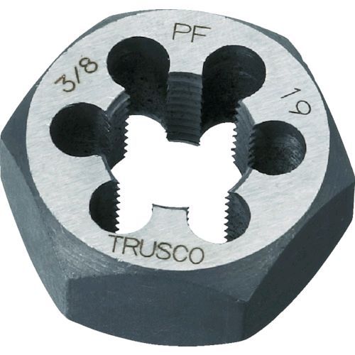 【即納在庫品】「直送」トラスコ中山 ＴＲＵＳＣＯ TD61PF11 六角サラエナットダイス PF1－11