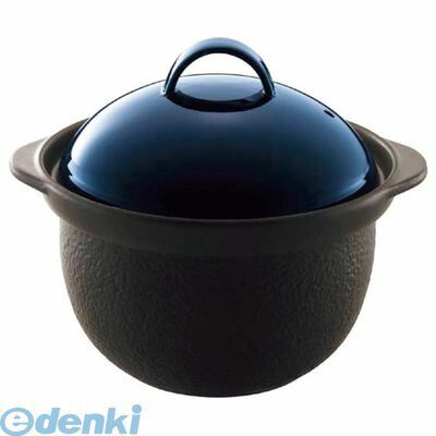 6972210 サーマテック 直火炊飯土鍋（３合炊・内蓋付）ブルー ＴＤＧ０１／３１０ 4907237202091