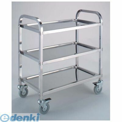 8809400 ＥＢＭ ステンレス キッチンワゴン ３段 Ｓ９５０ 4548170090903｜iDECA　店