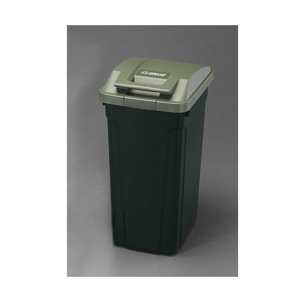 (LINEクーポン有)【個人宅配送不可】【即納在庫品】「直送」エスコ EA995AA-162 ７０Ｌ　ダストボックス グリーン EA995AA162【キャンセル不可】