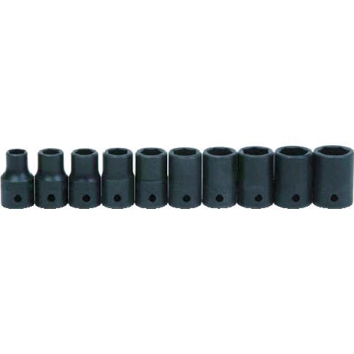 【即納在庫品】「直送」JHWMS1410HRC インパクト用ソケットセット １／２ ディープ ６角 １０個