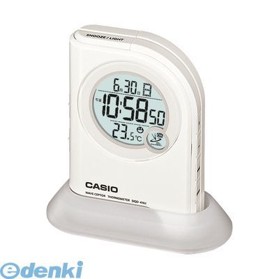【即納在庫品】「直送」カシオ計算機 DQD-410J-7JF ＬＥＤライト付き電波置時計 デジタルクロック