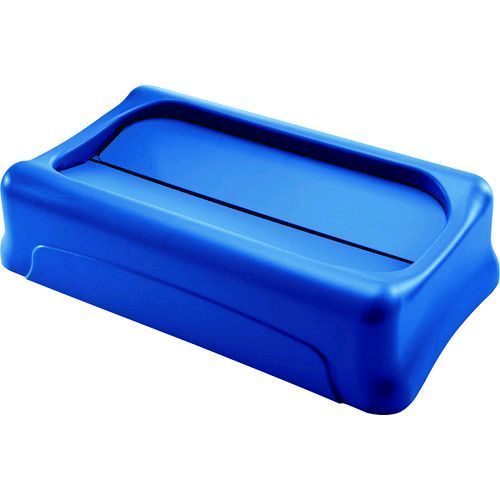 ラバーメイド RM267360BL スリムジムコンテナ用フタ スウィング式|iDECA 店