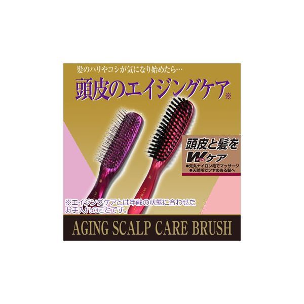 (LINEクーポン有)4970270001471 【6個入】 エイジング スカルプケア ヘアケアブラシ TC1500 26203【キャンセル不可】
