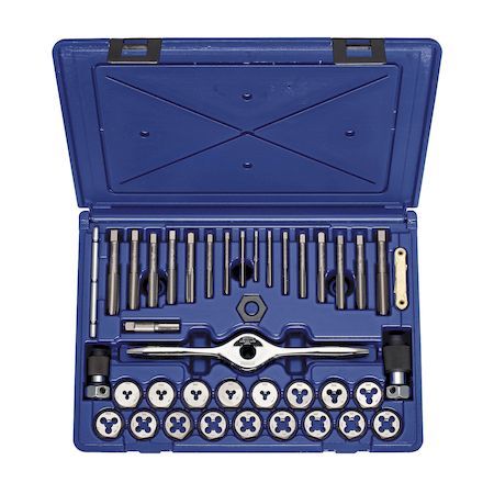アーウィン IRWIN 1835092 ねじ山修正工具 ＰＴＳタップダイスセット メートルネジ、ＢＳＰ ４０ｐｃｓ