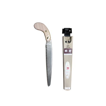 (LINEクーポン有)ヒシカ工業 34240 ヒシカ印 替刃式剪定鋸 R刃 210mm 本体
