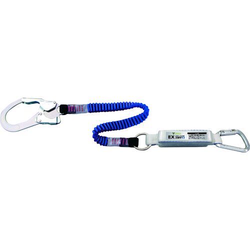 【即納在庫品】「直送」タイタン HL-ZCB-130 ＥＸ－ｚｅｒｏ 伸縮ストラップ式 ＴＹＰＥ－１ ランヤードブルー シングル １３０ｋｇ