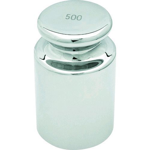【即納在庫品】「直送」ＴＲＵＳＣＯ MLCF1-500G ＯＩＭＬ 円筒分銅 Ｆ１級 ５００ｇ｜iDECA　店