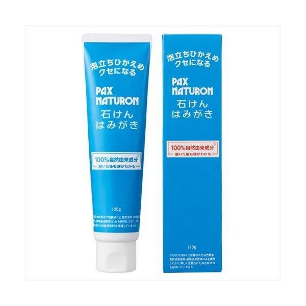 4904735057529 【36個入】 パックスナチュロン石けんはみがき 120g【キャンセル不可】 11,292円
