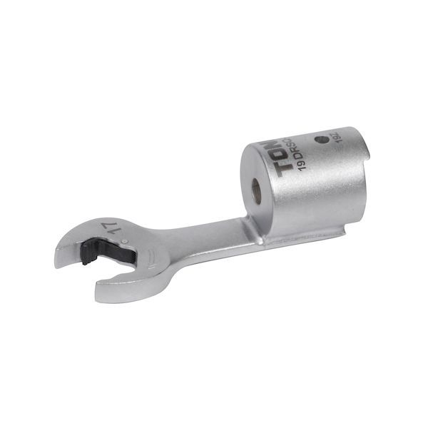 【即納在庫品】「直送」前田金属工業 TONE 19DRSQ-17 差替式トルクレンチ用交換クイックスパナヘッド 全長１６０ｍｍ 二面幅１７ｍｍ