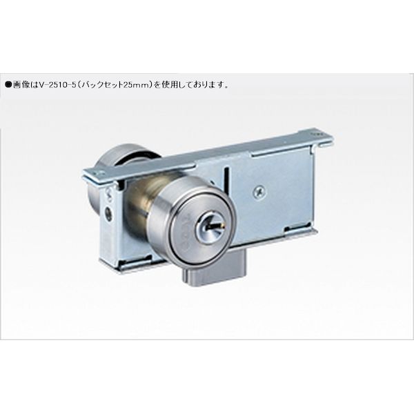 (LINEクーポン有)GOAL ゴール P-2510-5 BS 25mm 取付可能扉厚 38mm以上-48mm未満 ガラス戸錠 P25105BS25MM取付可能扉厚38MM以上48MM未満