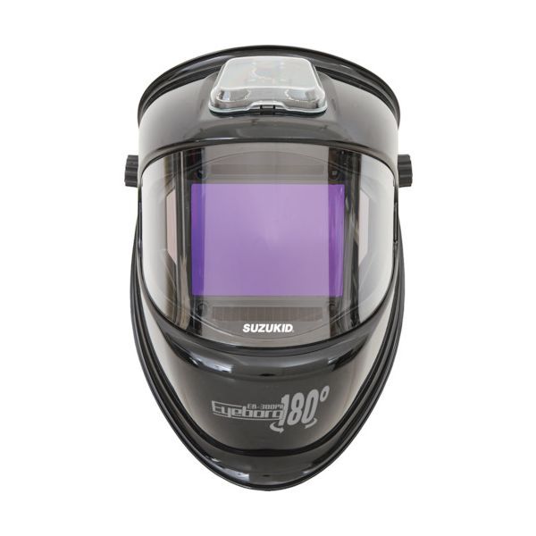 スズキッド EB-300PDH 自動遮光溶接面 アイボーグ１８０°ヘルメット取付アダプタ付